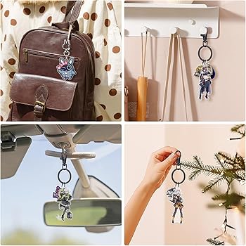 Amazon.com: UTIEHD Zenless Zone Zero Acrylic Keychain Set