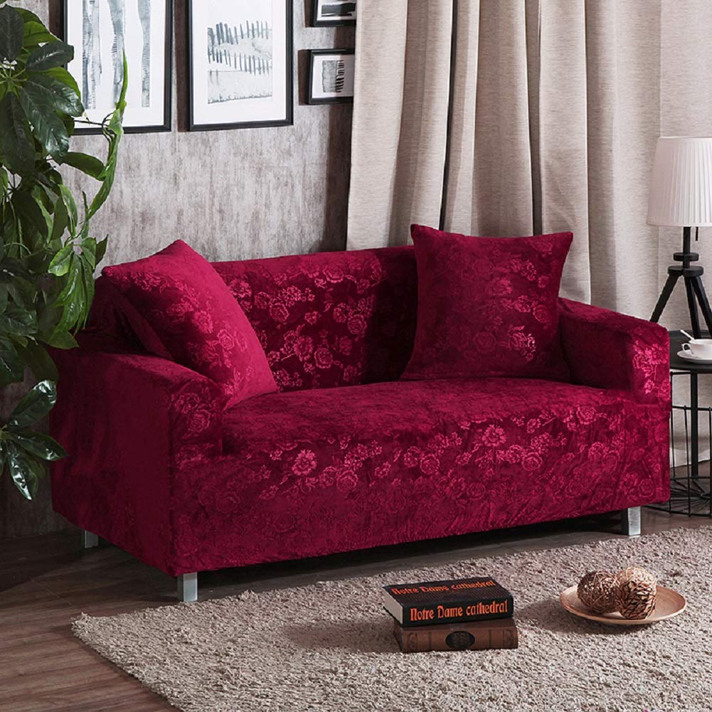 Housse de canapé extensible anti-fourrure et lavable pour salon