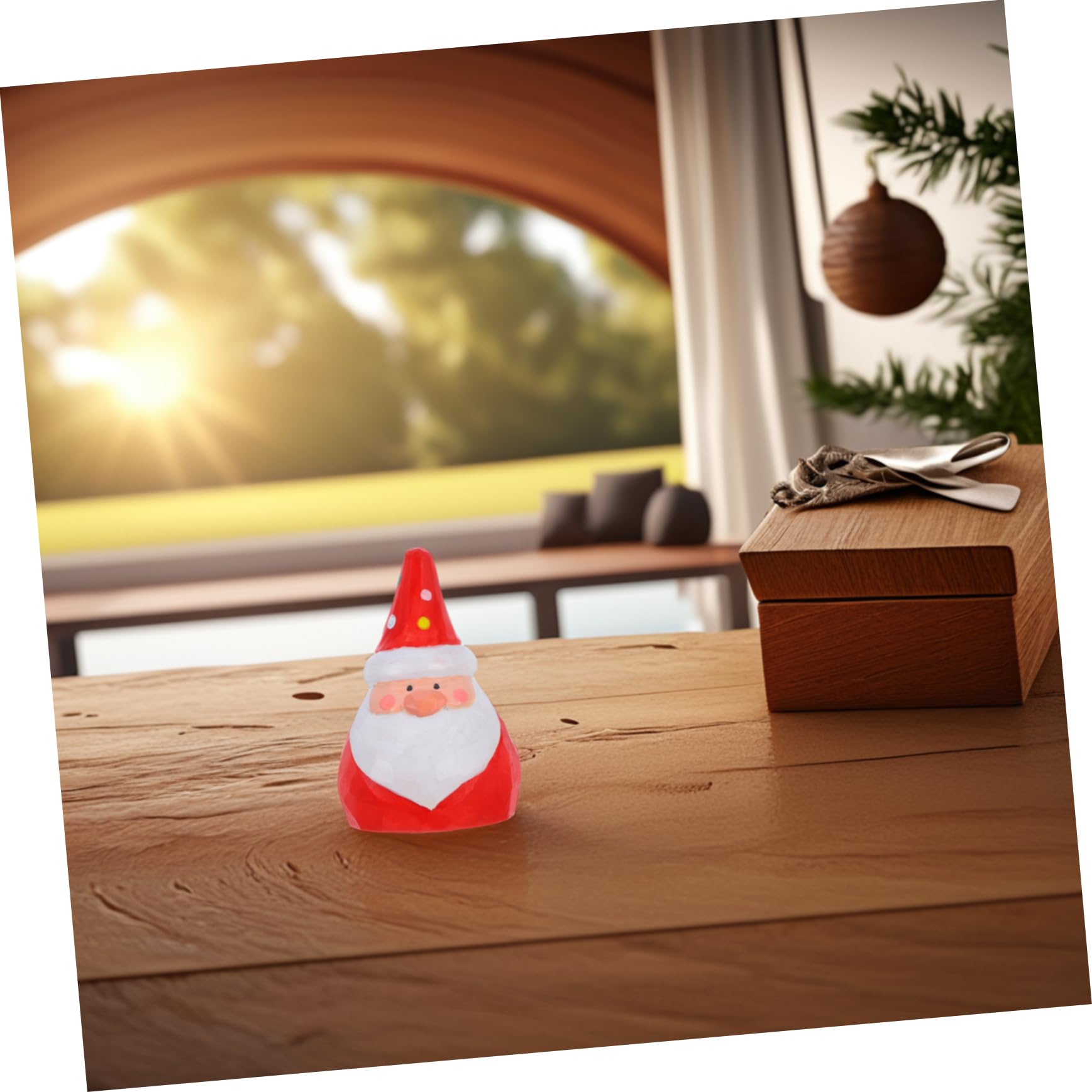 Abaodam 3pezzi Decorazione Natalizia Di Babbo Natale Addobbo Creativo Per Feste Per Casa e Negozio Per Natale e Decorazioni Festive