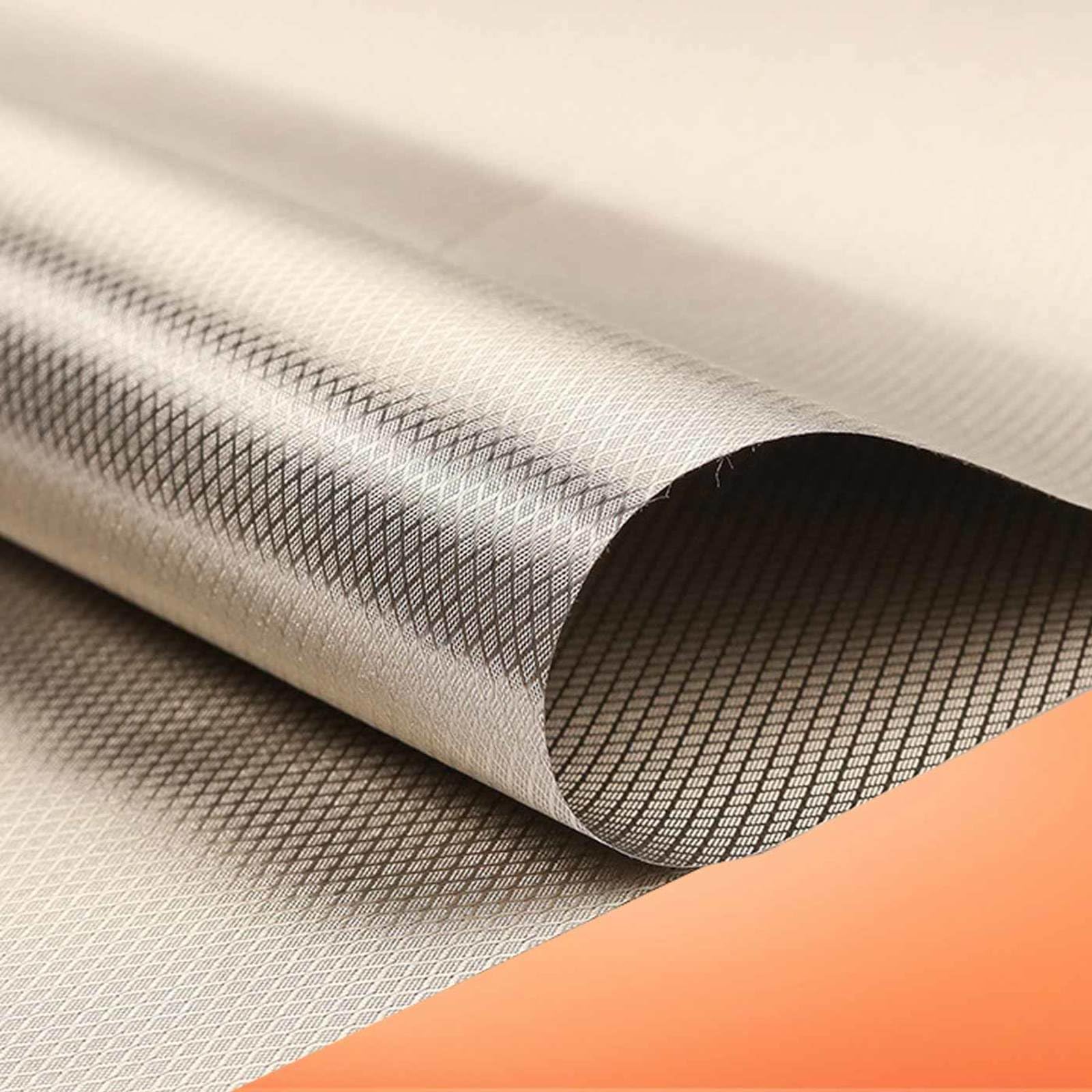 Faraday Fabric Military Grade Conductive EMF Blocking Material RF Blocking Interference Signal Blocking RFID RF Shield,silver-3x1.1m