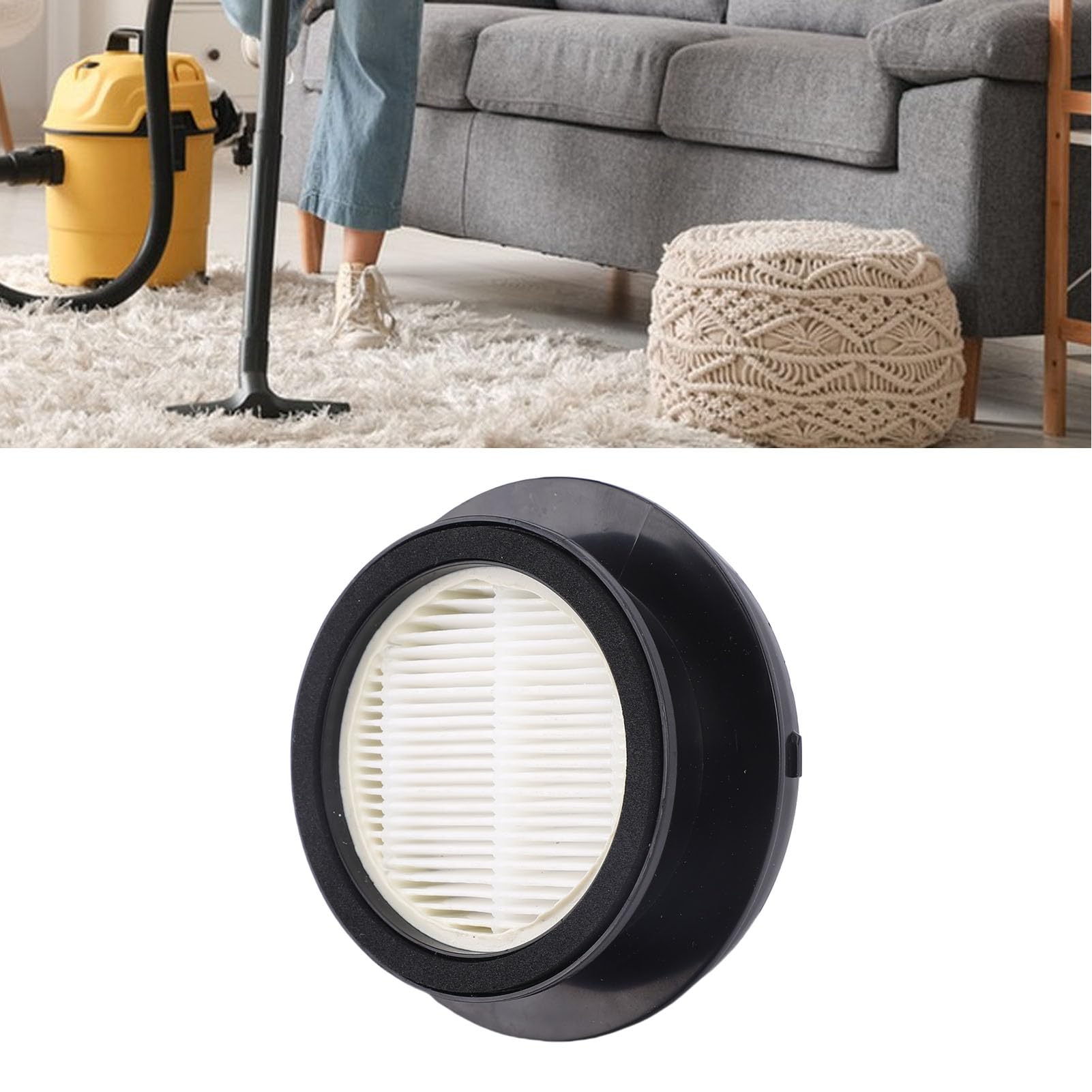 Asixxsix Filtres de Rechange pour Aspirateur Balai, Lot de 2, Réutilisables et Lavables, Compatibles avec les Aspirateurs Balais sans Fil P15, U15 et U16.