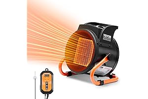 1500W VEVOR Greenhouse Heater with Thermostat and Overheat Protection