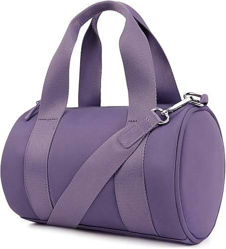 IBEE Pequeña bolsa de gimnasio para mujer, mini bolsa de lona para viajes, impermeable, bolsa cruzada de entrenamiento, bolsa de tela elástica,