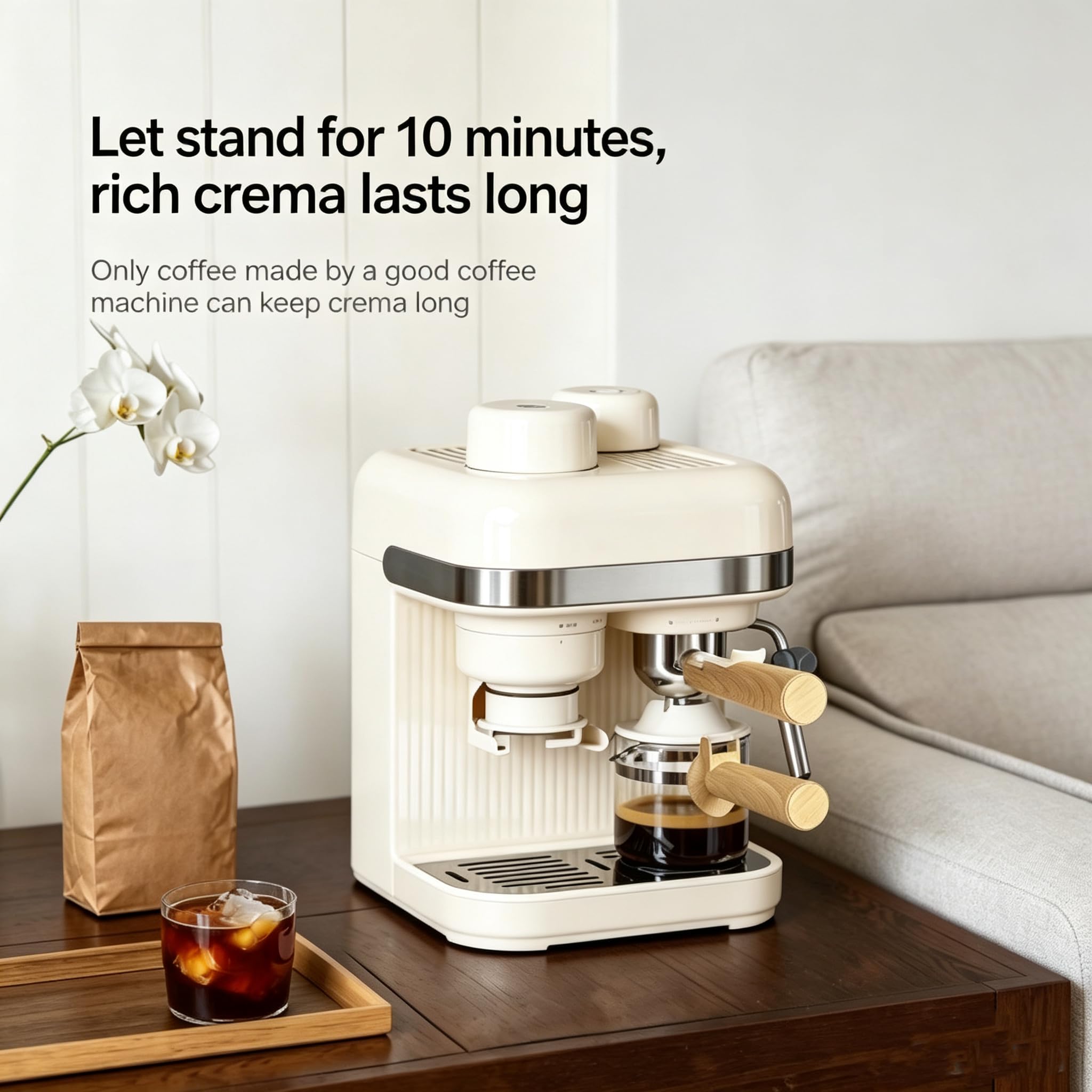 Cafetera Espresso Profesional De 800 W, Compacta.