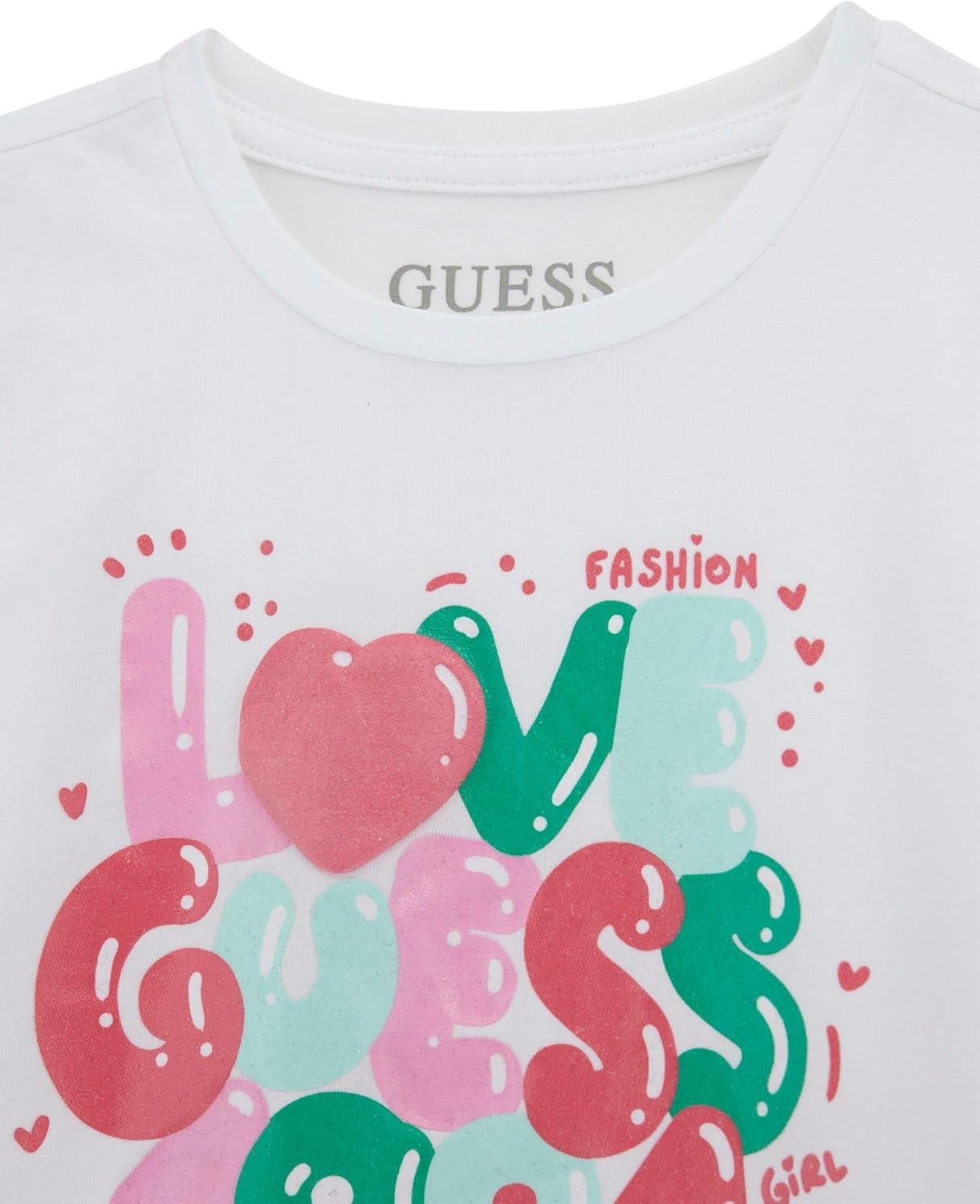 GUESS Girls' Eco Short Sleeve T-Shirt - Image 3