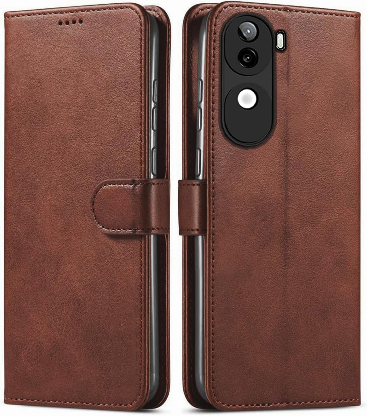 GoldKart iQOO Z9s 5G Flip Cover | PU Leather Wallet Stand | TPU Inside | Magnetic Closure | Back Case Cover for iQOO Z9s 5G - Brown (B0DGDCH8RJ) Amazon Price History, Amazon Price Tracker