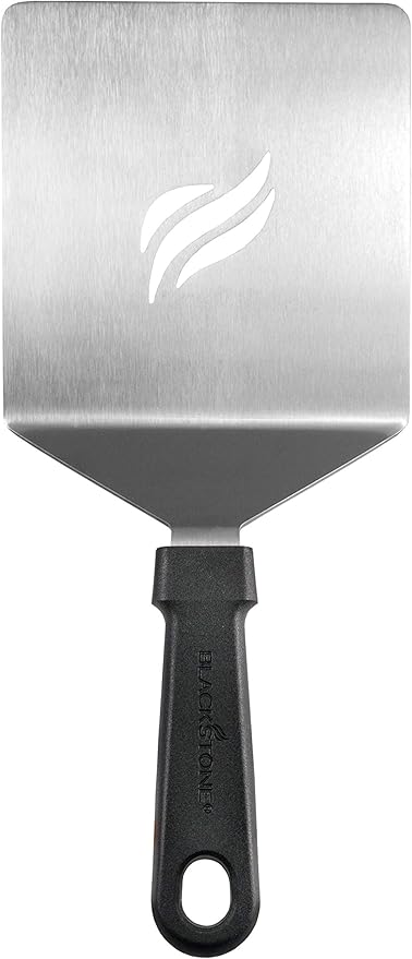 BLACKSTONE 5047 Burger Spatula Heavy Duty Plastic Handle Large Stainless