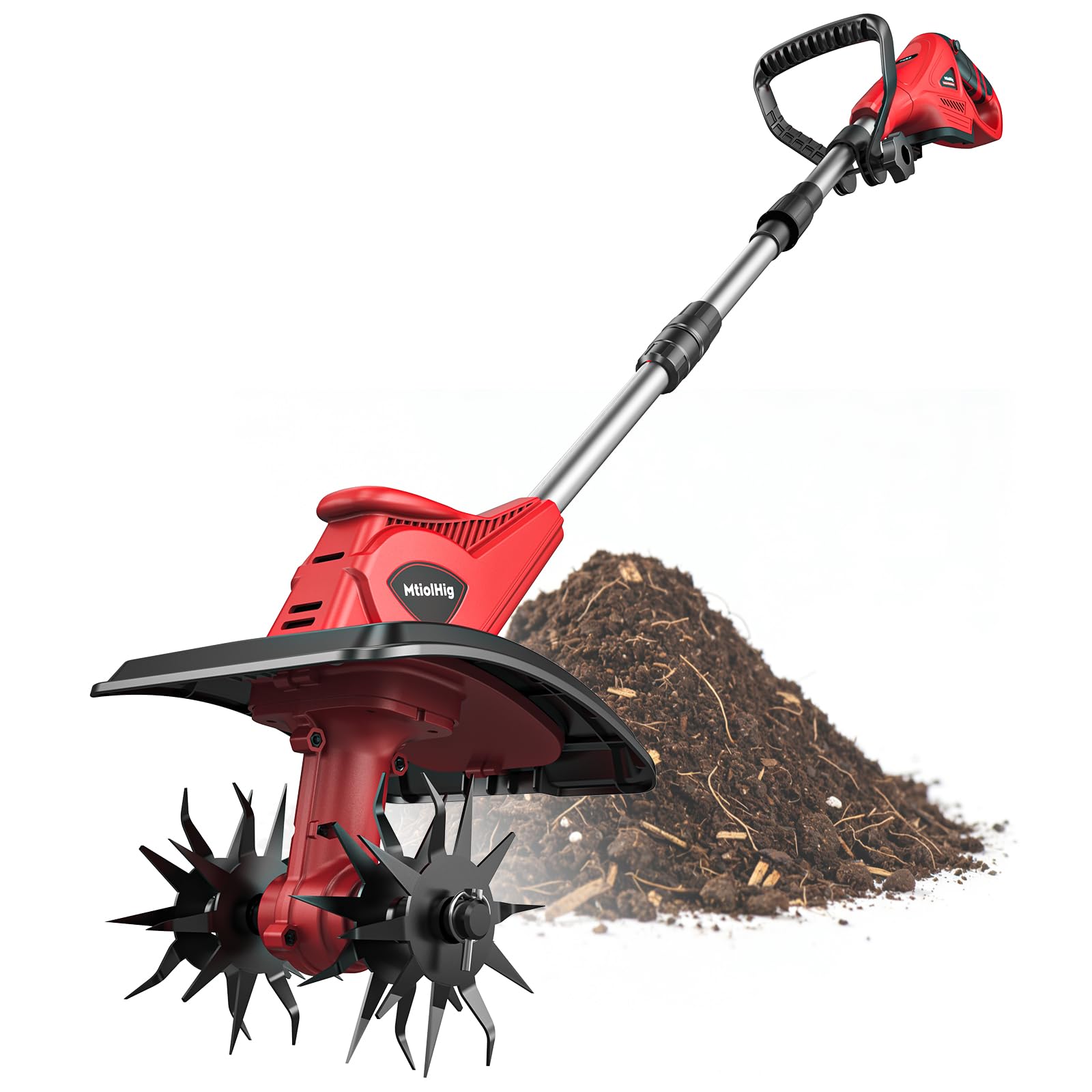 Amazon.com : Cordless Tiller Cultivator Compatible with Milwaukee