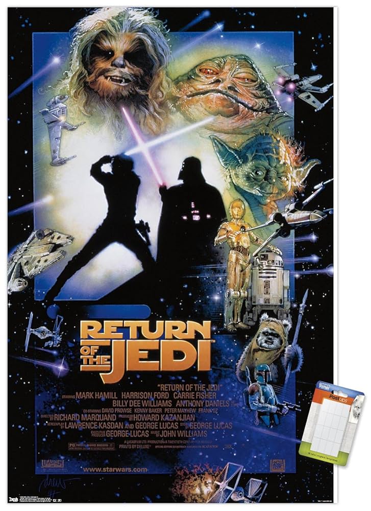 スターウォーズ ジェダイの帰還 VHD 販促ポスター 1986年製 スターウォーズ ジェダイの帰還 VHD 販促ポスター 1986年製