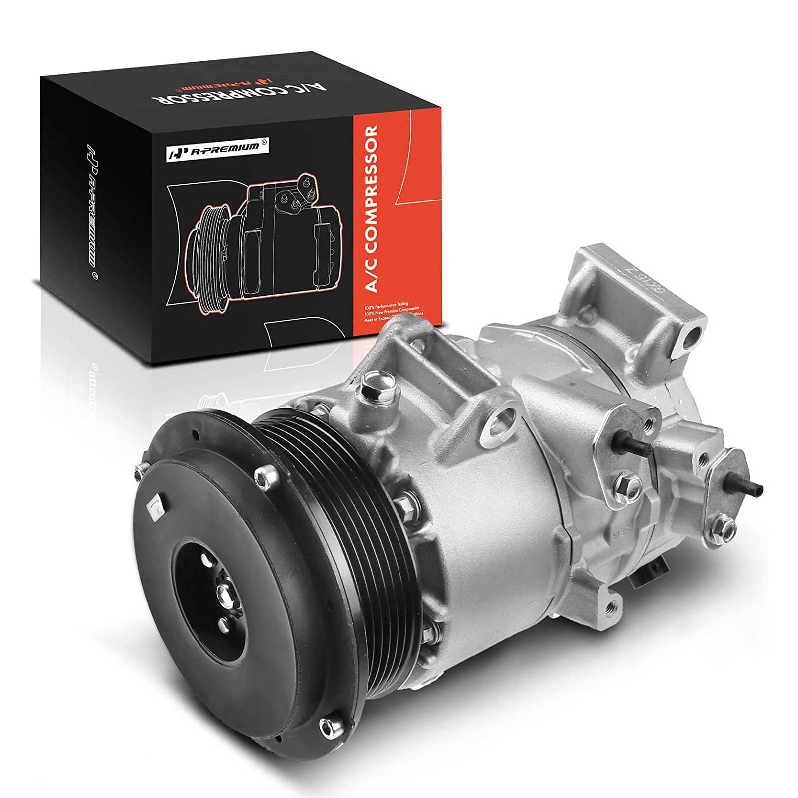 A-Premium Air Conditioner AC Compressor with Clutch Compatible with Toyota Camry 2.4L 2007-2009, RAV4 2.4L 2006-2008