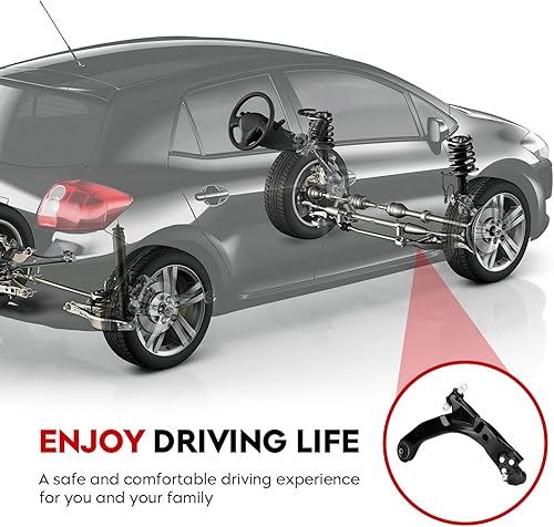 Miniatura 3 de TadaMark Brazo de control delantero inferior con kit de rótulas para Chevrolet Cobalt 2005-2010 Pontiac Pursuit 2006-2011 Chevrolet HHR 2007-2009