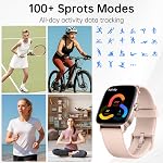 Smart Watch for Men Women, Bluetooth Call Smartwatch with AI Voice, 1.85" HD DIY Dial Fitness Watch, Heart Rate/SpO2/Steps/Sleep Monitor, 100+ Sports Modes, IP68 Waterproof Watch for Android iOS