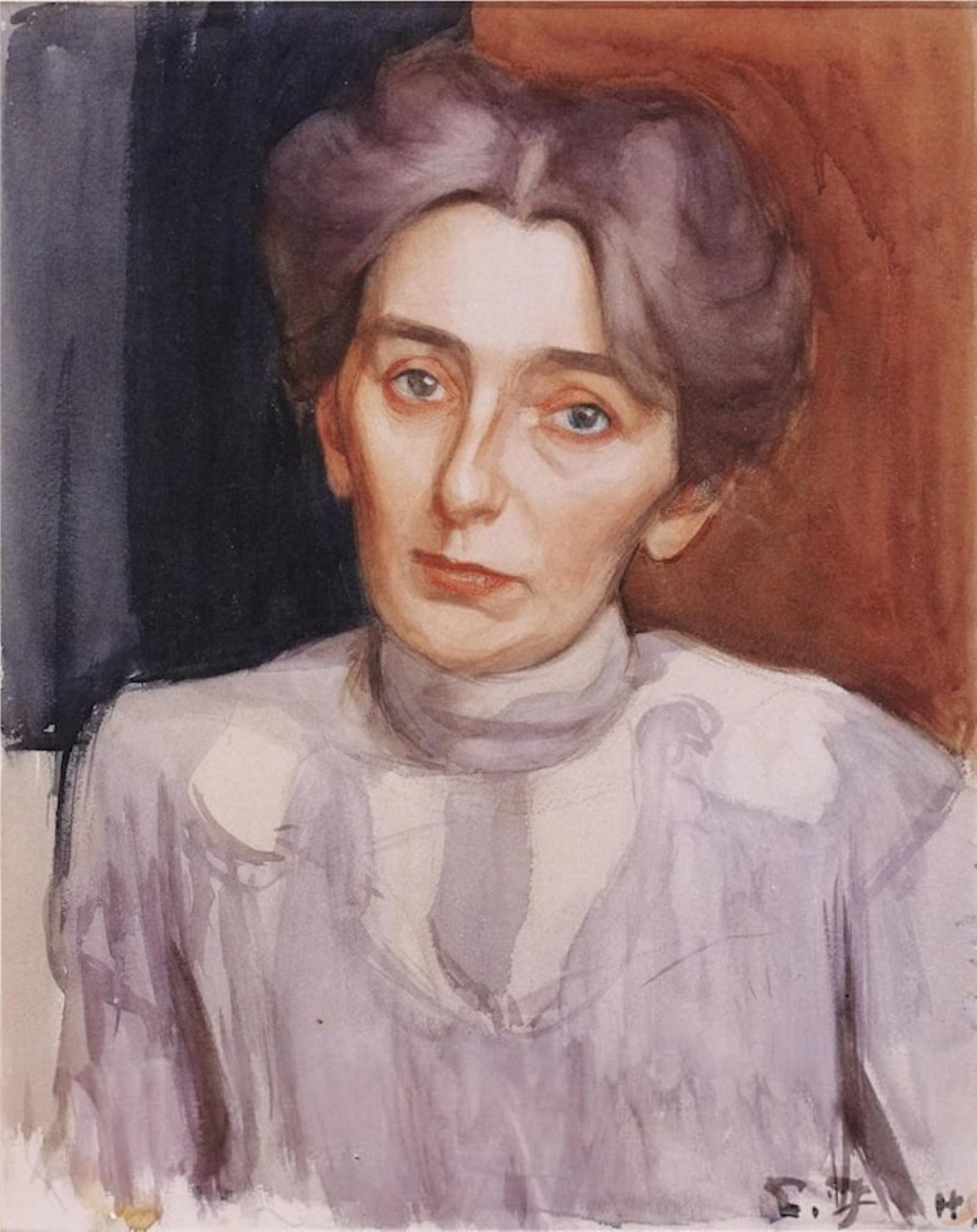SERENDIPITP Retro Picture Poster Wall Art Pictures Painting Portrait of the Artist's Sister Aino Sibelius Wall Art Canvas Print for Wall Decor 60x90cm
