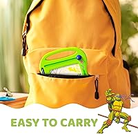 Vista 4 de Lollipop Teenage Mutant Ninja Turtles - Pizarra magnética para niños, almohadilla de dibujo borrable para niños pequeños, boceto mágico, juguete