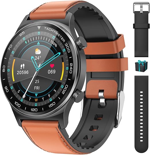 Amazon.com: LIGE Reloj inteligente, rastreador de actividad física con  notificaciones de mensajes, monitor de sueño de frecuencia cardíaca, IP68,  impermeable, compatible con Android y iPhone con pantalla táctil completa  de 1.3 pulgadas