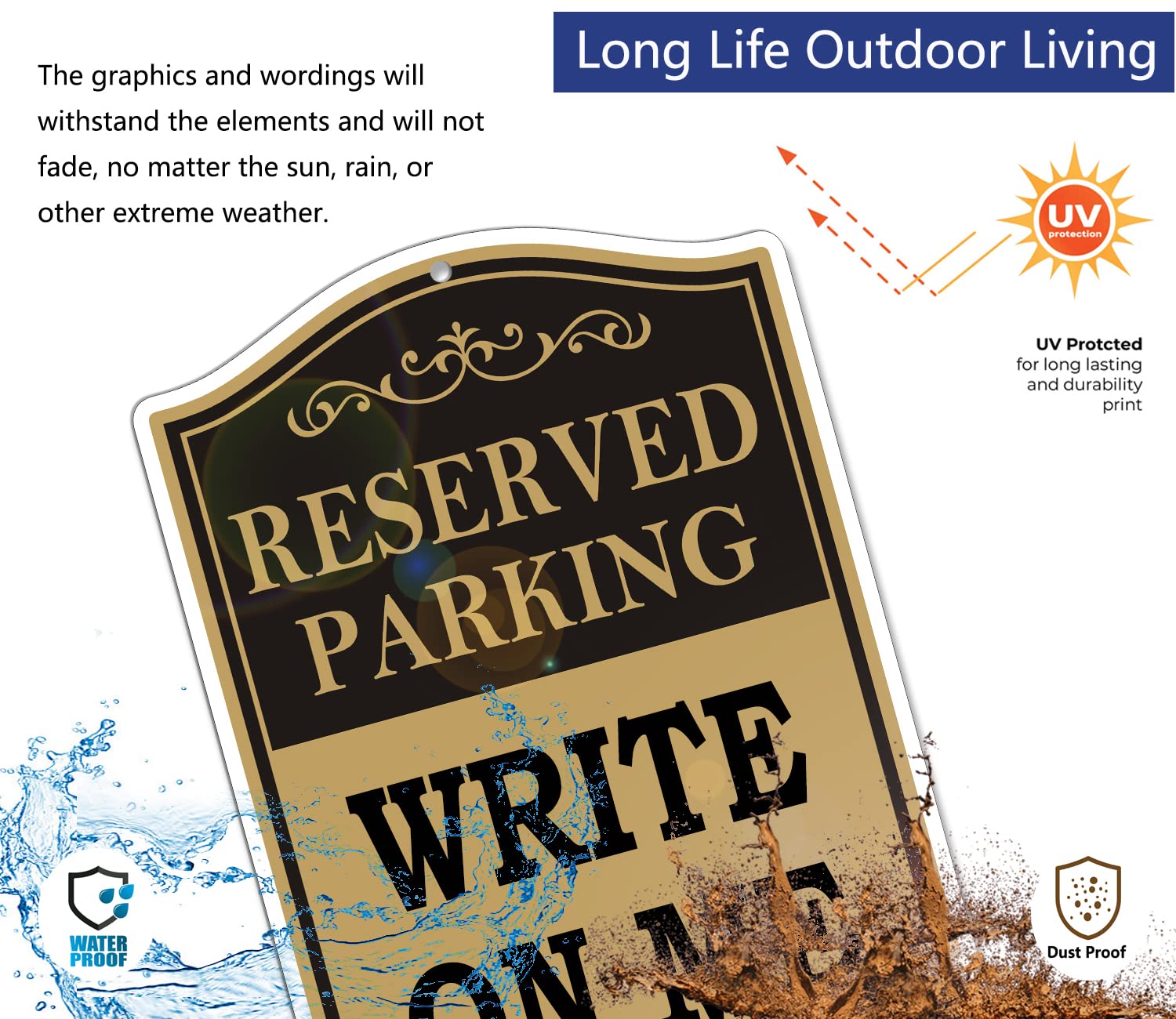 Reserved Parking Tip N Roll Portable Sign Stand Kit | Australia