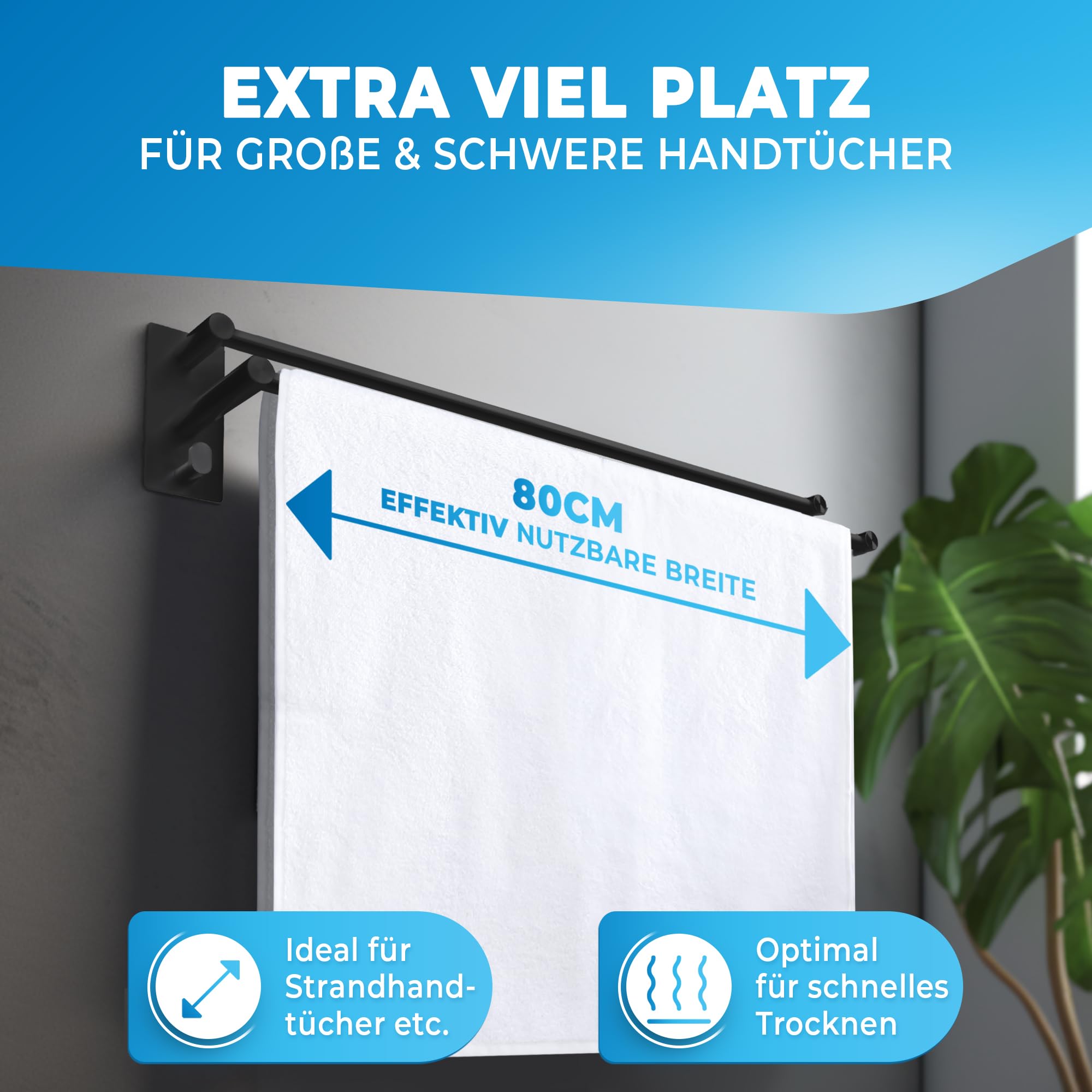 KES Barre Porte-Serviettes En Acier Inoxydable SUS304 Porte