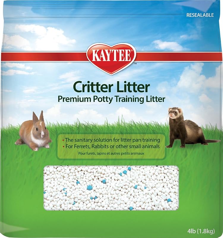 Areia granulada de bentonita para pequenos animais Super Pet sem fragrância, pacote com 2 de 1,81 kg