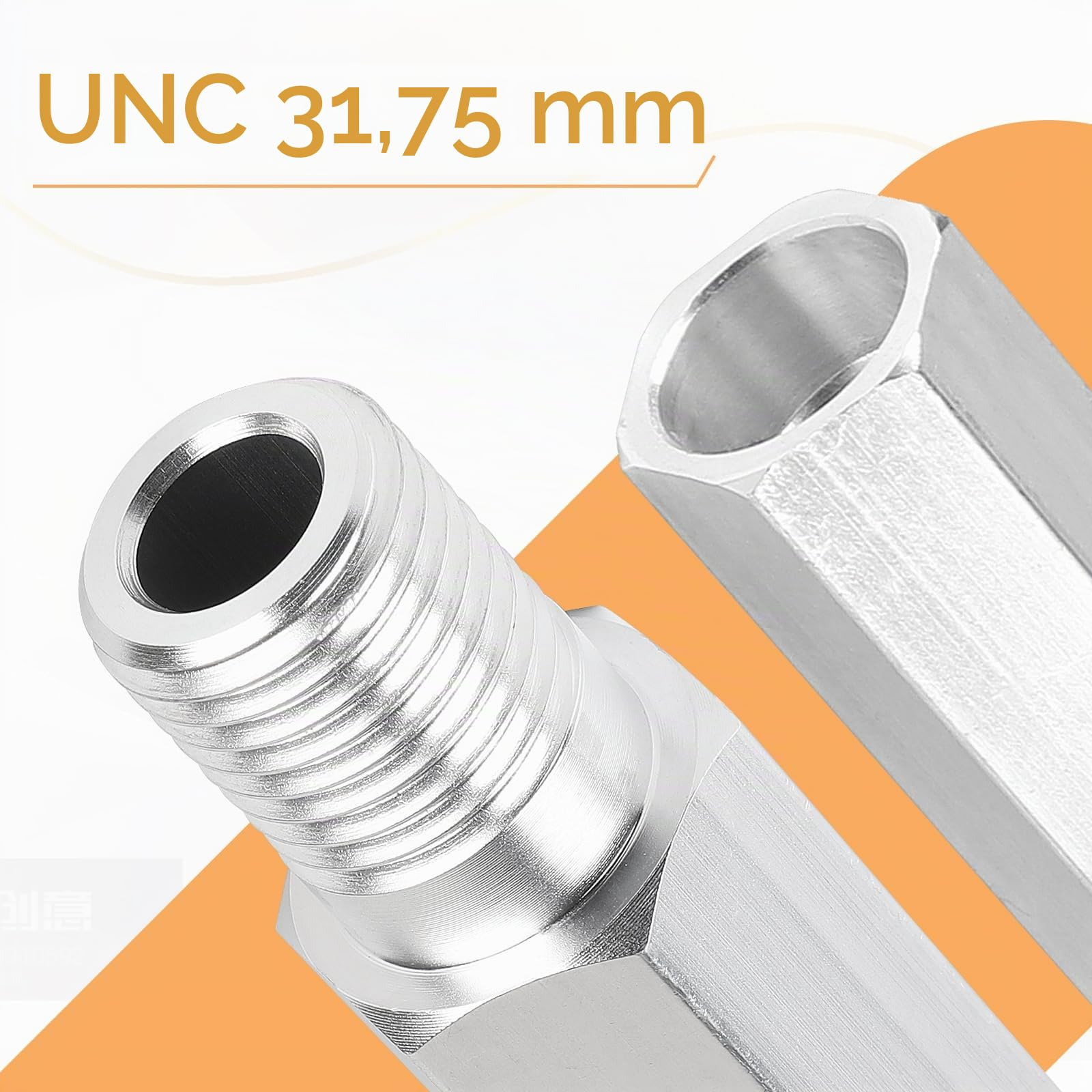 CPROSP Estensione per Corona Diamantata, Prolunga per Carotatrice Lega di Alluminio 1 1/4 UNC 300 mm, Prolunghe per Trapano 1 1/4, Lunghezza Della Filettatura 250 mm