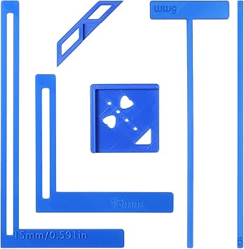 ElevateTech 6Pcs Bookbinding Easy Scrapbooking Tool Bookbinding Kit with TRuler Corner Miter Spine Spacer Divider for Starter Can Be Made Into Notebook Calender Junk Journal Handbook