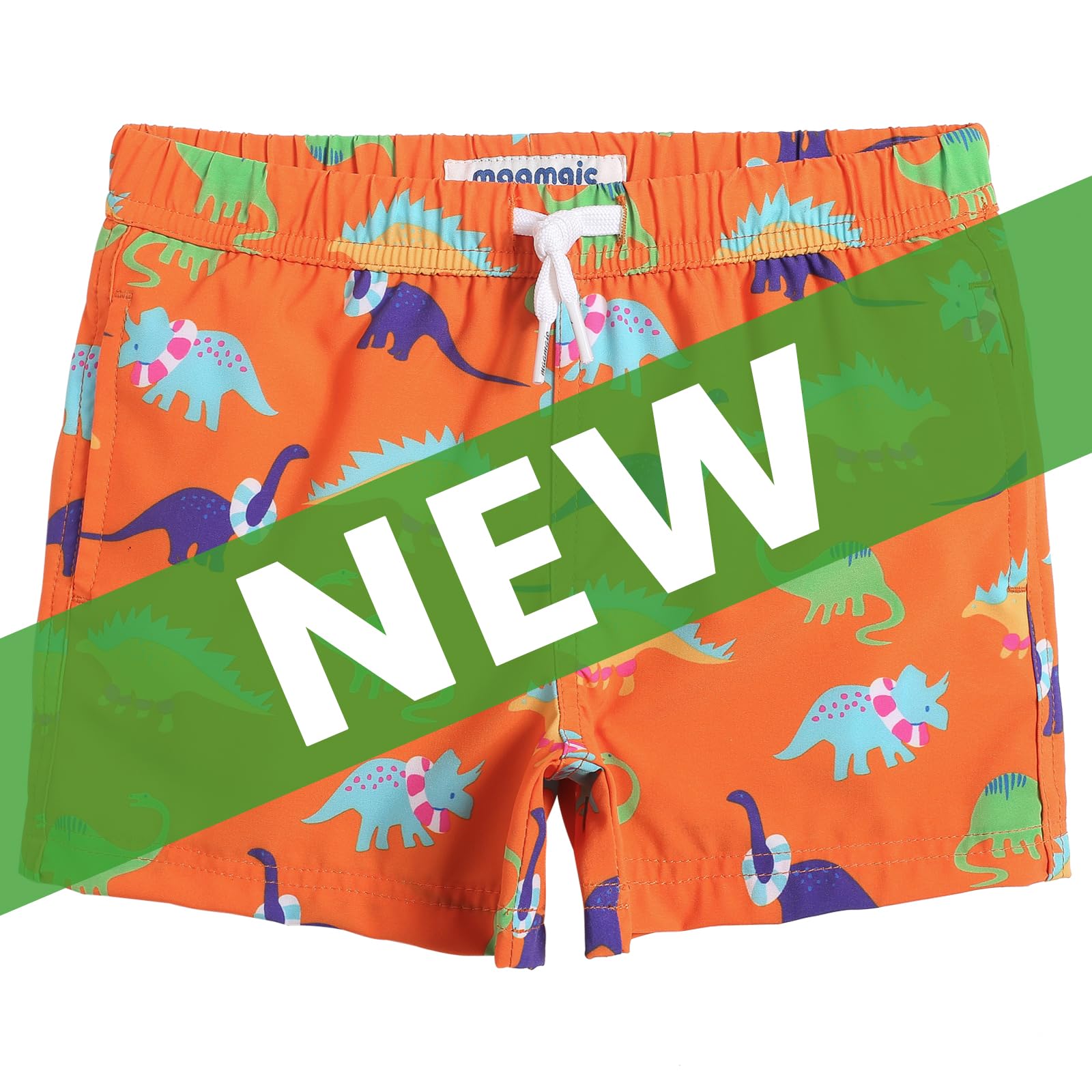 maamgic Short de Bains Garçon Maillot de Bain Enfant Élastique avec Slip 4 Way Stretch Séchage Rapide