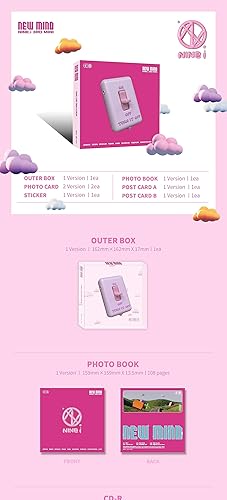 Miniatura 2 de NINE.i NUEVA MENTE 3er mini álbum CD+108p PhotoBook+2p PhotoCard+1p Postcard+1ea pegatina+seguimiento sellado