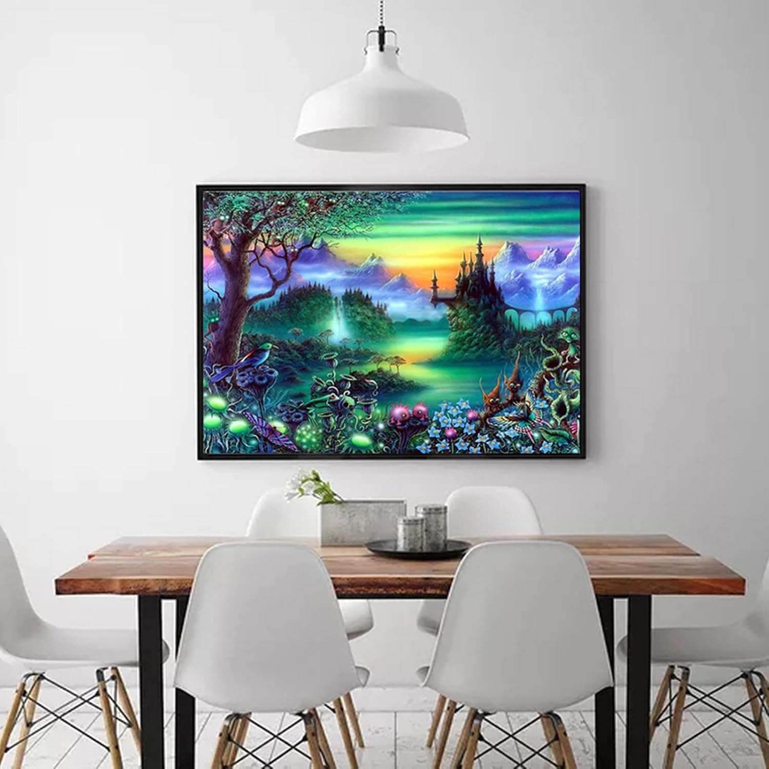 MXJSUA DIY 5D Full Square Diamond Painting Magicest by Number Kits for Adults, Diamond Painting Kits Round Full Drill Diamond Art Kit Picture Craft for Home Wall Art Decor 12x16 inch