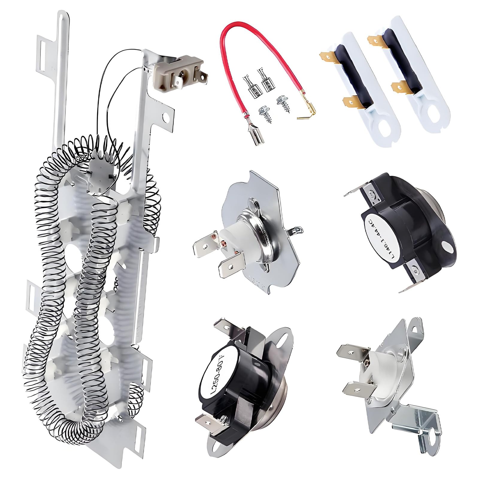 Mekalero WP8544771 Heavy Duty Dryer Heating Coil Dryer Heating Wire Home Appliance Parts Easy to Installation Home Appliance Parts