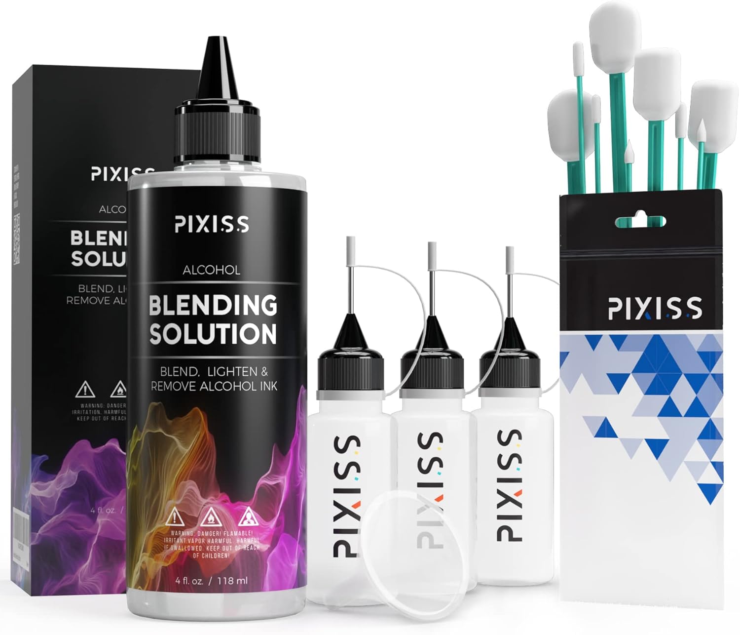 Alcohol Ink Blending Solution (4Ounce), Pixiss Alcohol
