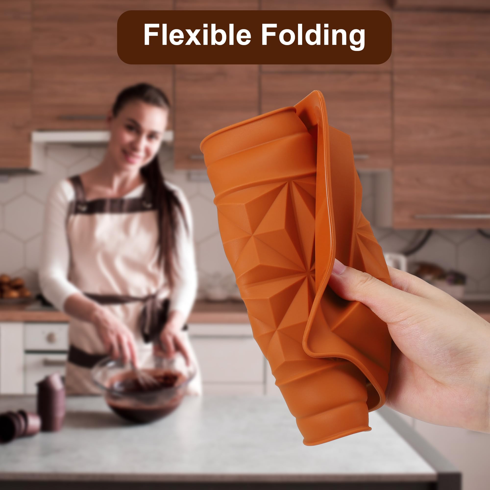 Moule En Silicone Forme Tronc D'arbre - 8x7 Cm - Pour Chocolat, Pâtisserie, Résine, Argile - Résiste -40°C à 230°C