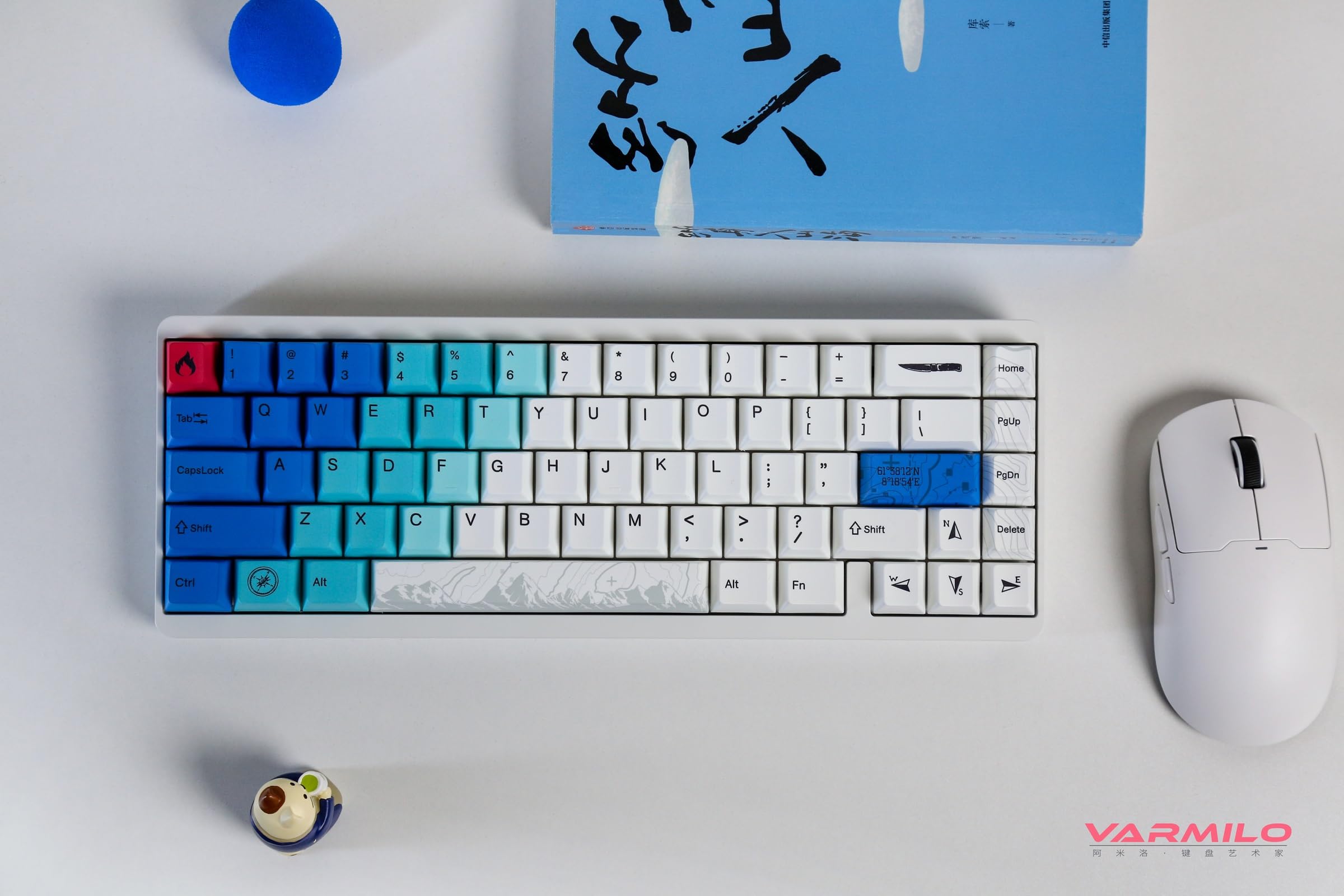 Varmilo Muse65 Summit◇GateronJadePro4個付き Varmilo Muse65 HE Summit 8K Aluminum 65% RGB Keyboard