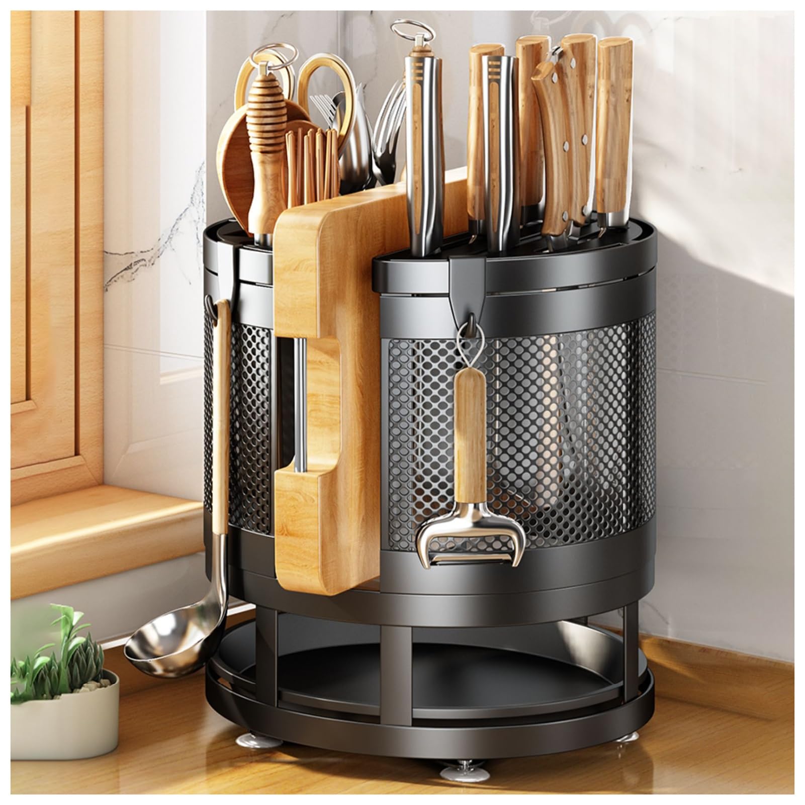 Organizador De Especias, Rejilla para Secar Platos Rejilla para Horno De Microondas, con Bandeja De Escurridor, Portavasos Y Portautensilios, para Baño, Dormitorio, Cocina