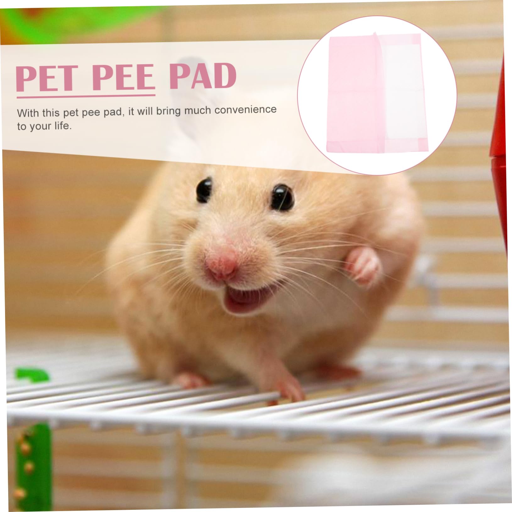 100piezas Alfombrillas Desechables para Mascotas Impermeables y Absorbentes Almohadillas De Entrenamiento para Conejos y Pequeños Animales Accesorios Prácticos para Higiene Casa
