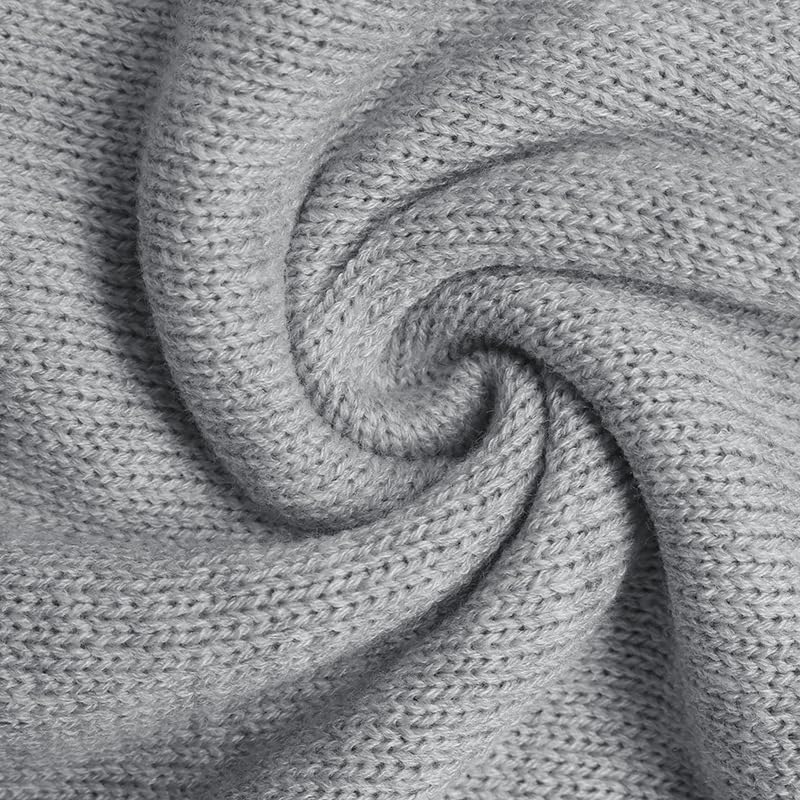 Women’s Knit Sweater Pullover Crewneck Long Sleeve Casual Loose Fit Jumper 3D Floral Ribbed Top - Image 6