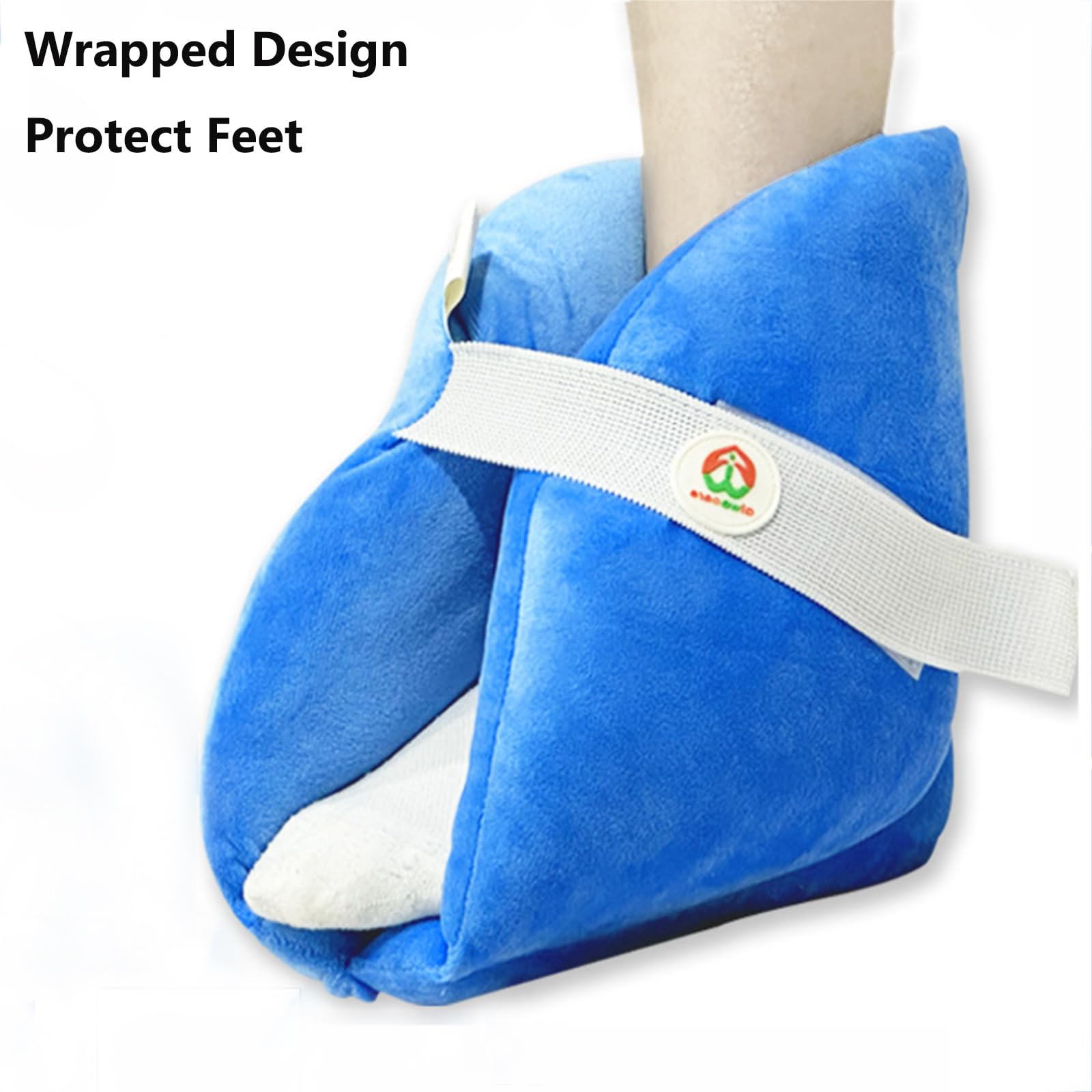 Protectores De Talón Para Aliviar La Presión Y Las Escaras, Cojines Para El Talón Para Aliviar El Dolor Del Talón, Almohada De Apoyo Para Los Pies, 1 Unidad, Azul