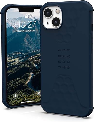 URBAN ARMOR GEAR UAG - Funda diseñada para iPhone 13, ultrafina, absorbente de golpes, elegante, suave al tacto, de silicona, antimicrobiana,