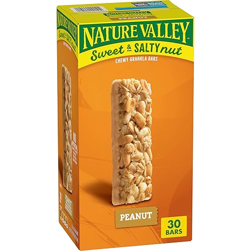 a box of thirty (30) peanut bars