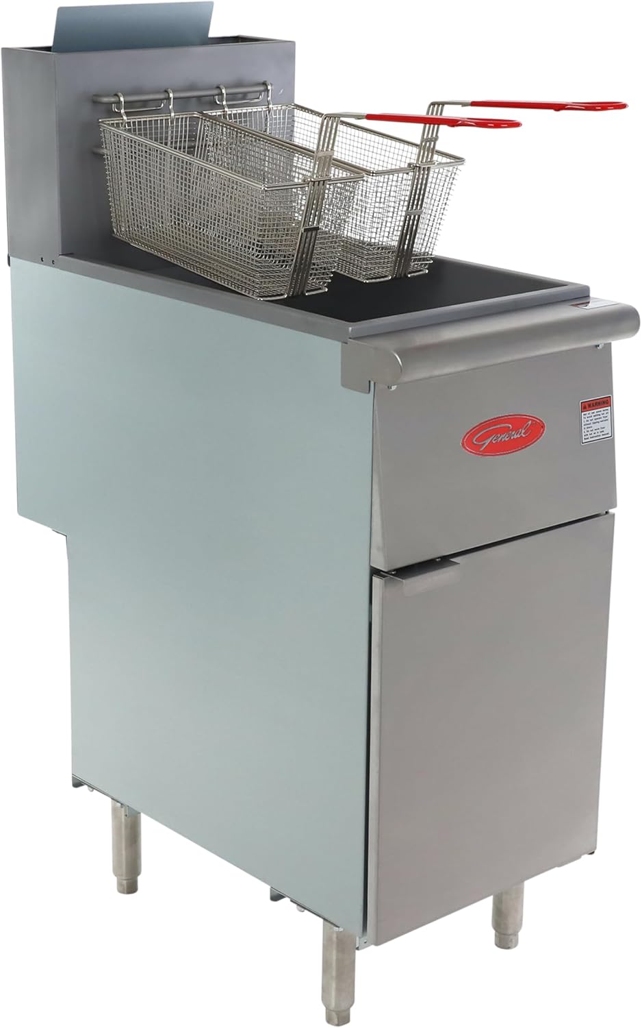 General Foodservice Deep Fryer, 50 lb., 120,000 BTU, in Stainless Steel