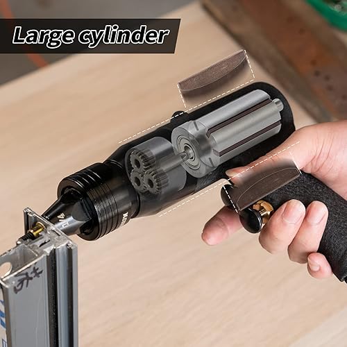 Miniatura 4 de EROSHAK Kit de herramientas de tuerca de remache de aire, pistola de remache neumática,Pistola neumática de tuerca de remache con mandriles M10,M12