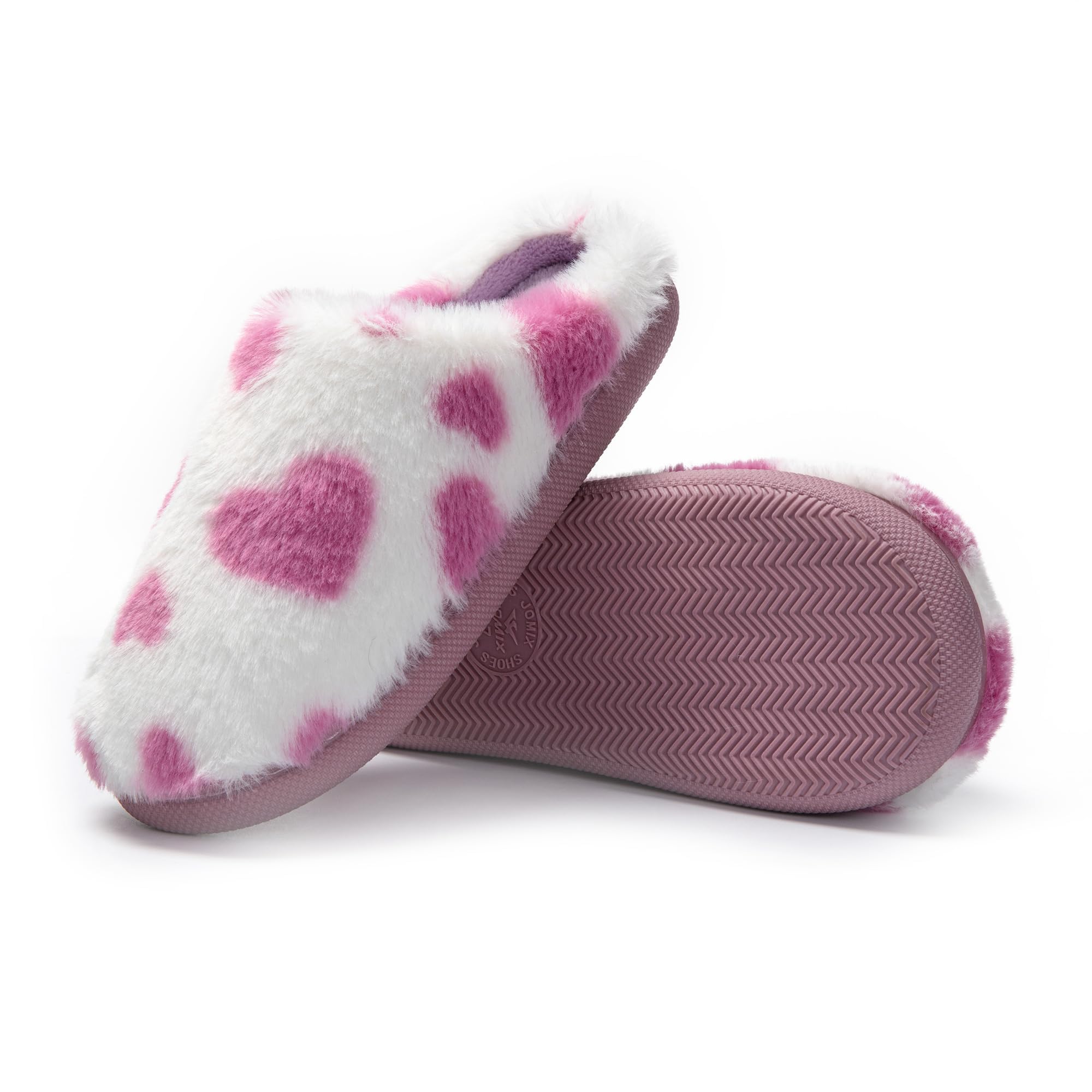 JOMIX Pantofole Donna Invernali Ciabatte Calde da Casa per Ragazza Scarpe Termiche Slip On Pelose Comode da Inverno