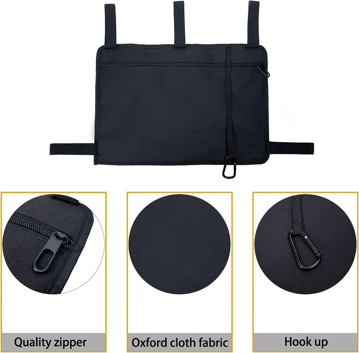 BVMAG Walker Bag Basket with Cup Holder Armrest Attachments Hand Free Storage Bags Pouch for Folding,Rollator,Wheelchairs Accessories Suit for Elderly Seniors Handicap Disabled : Health & Household