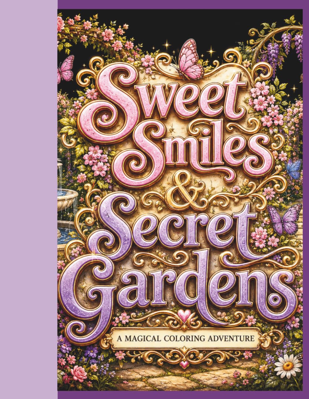 Sweet Smiles &Secret Gardens: A Magical Coloring Adventure