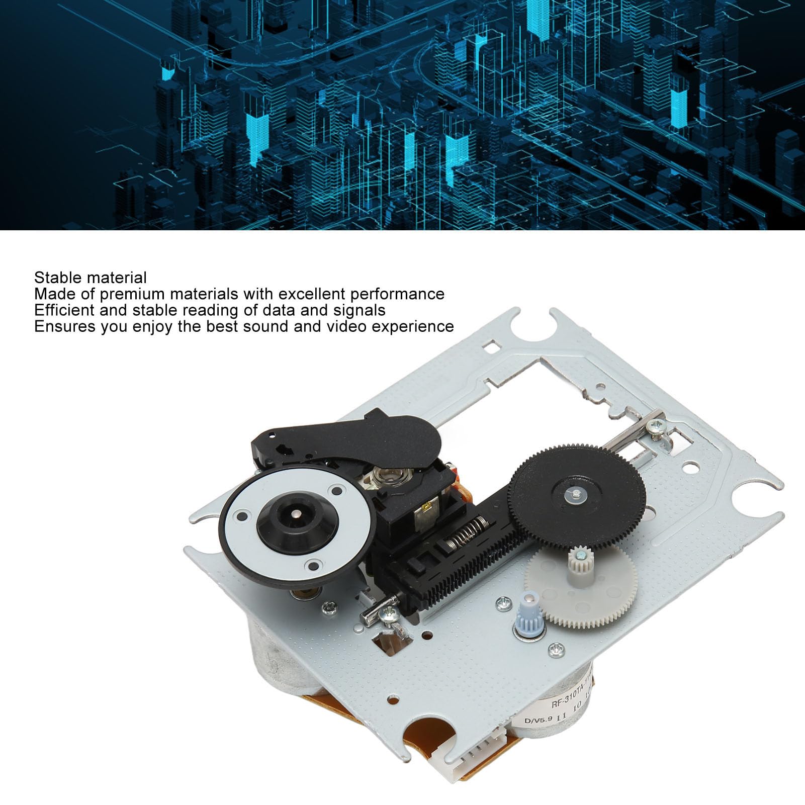 SOH AD5 Internal Optical Drive Lens, Game Console CD VCD Player Pickup Lens, Replacement CD Player Optical Pickup Lens Repair Parts for Damaged Lens
