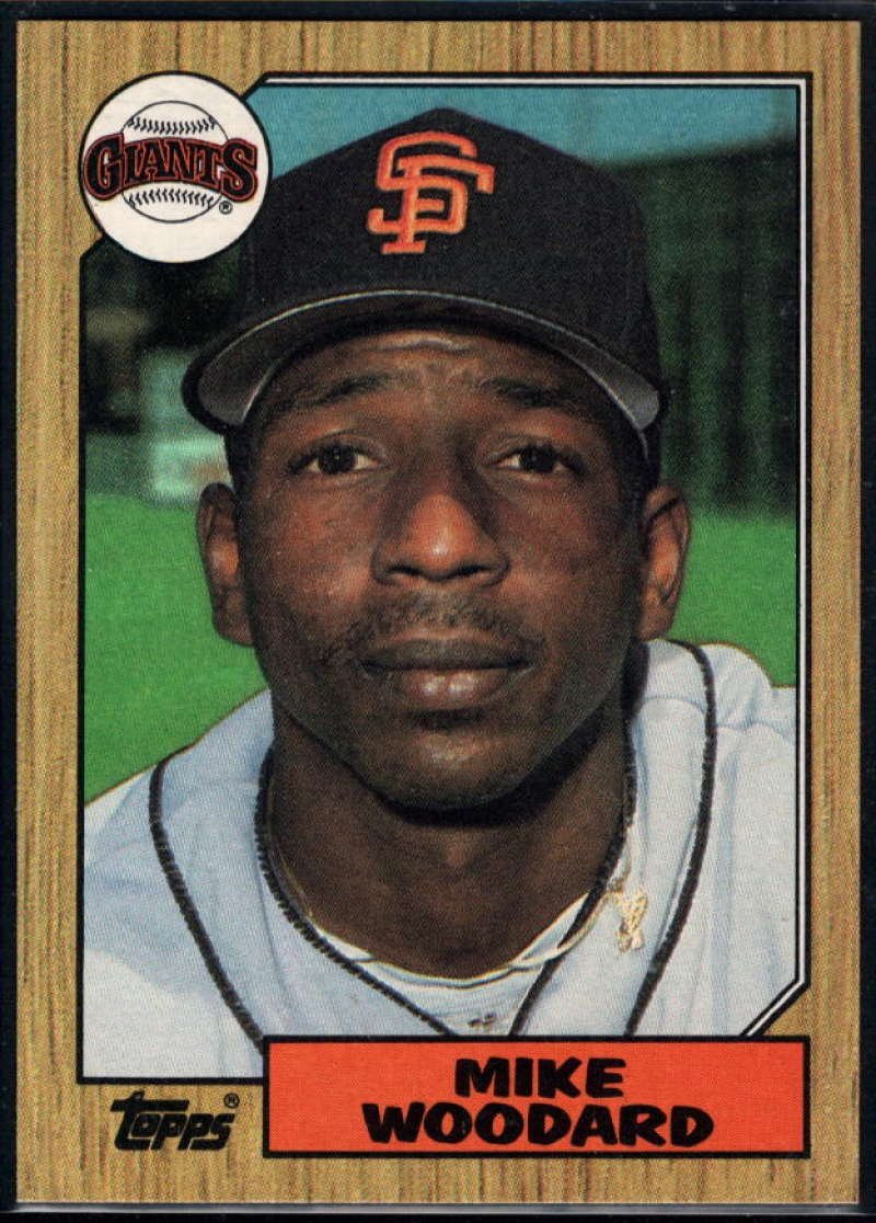 Amazon.com: 1987 Topps Baseball #286 Mike Woodard San Francisco