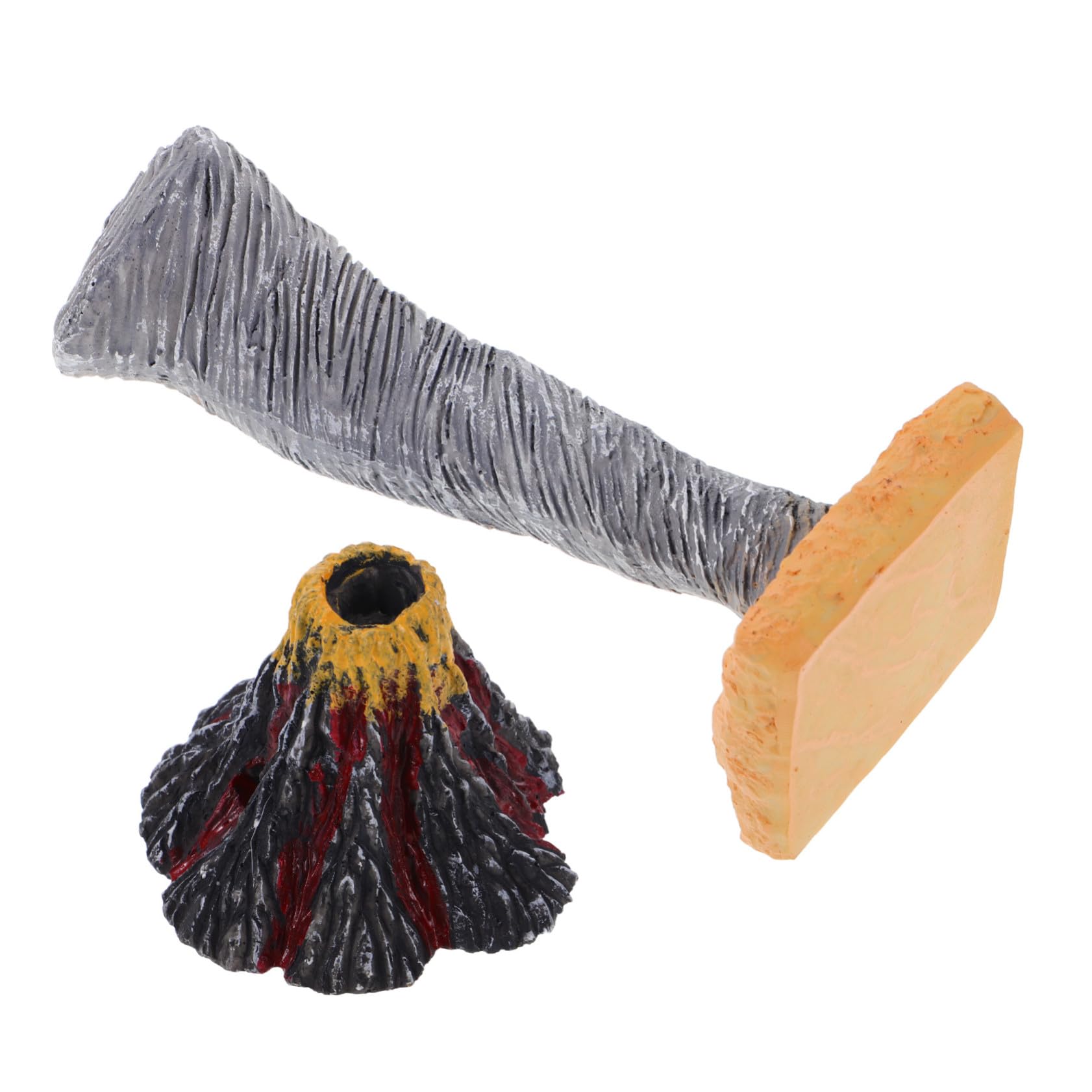 KOMBIUDA 2 Piezas Educativos de Desastre Natural Volcán y Tornado Realistas Decoración de Mesa para Aprendizaje Stem Casa y Escuela Juguetes Interactivos para Experimentos Creativos