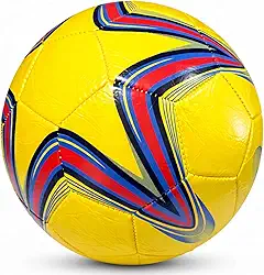 Bola de Futebol Infantil e Adulto Nº 5 em PVC para Campo, Society e Quadra - Cor Sortida
