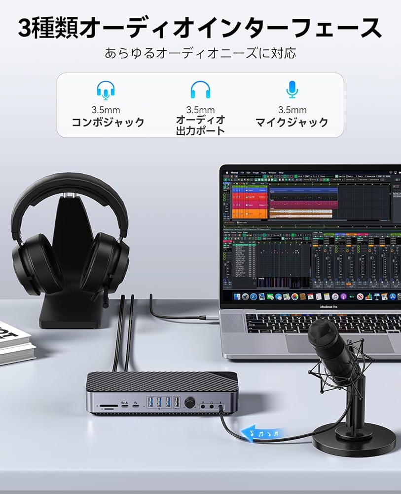 Amazon.co.jp: ORICO USB C ドッキングステーション 4画面拡張