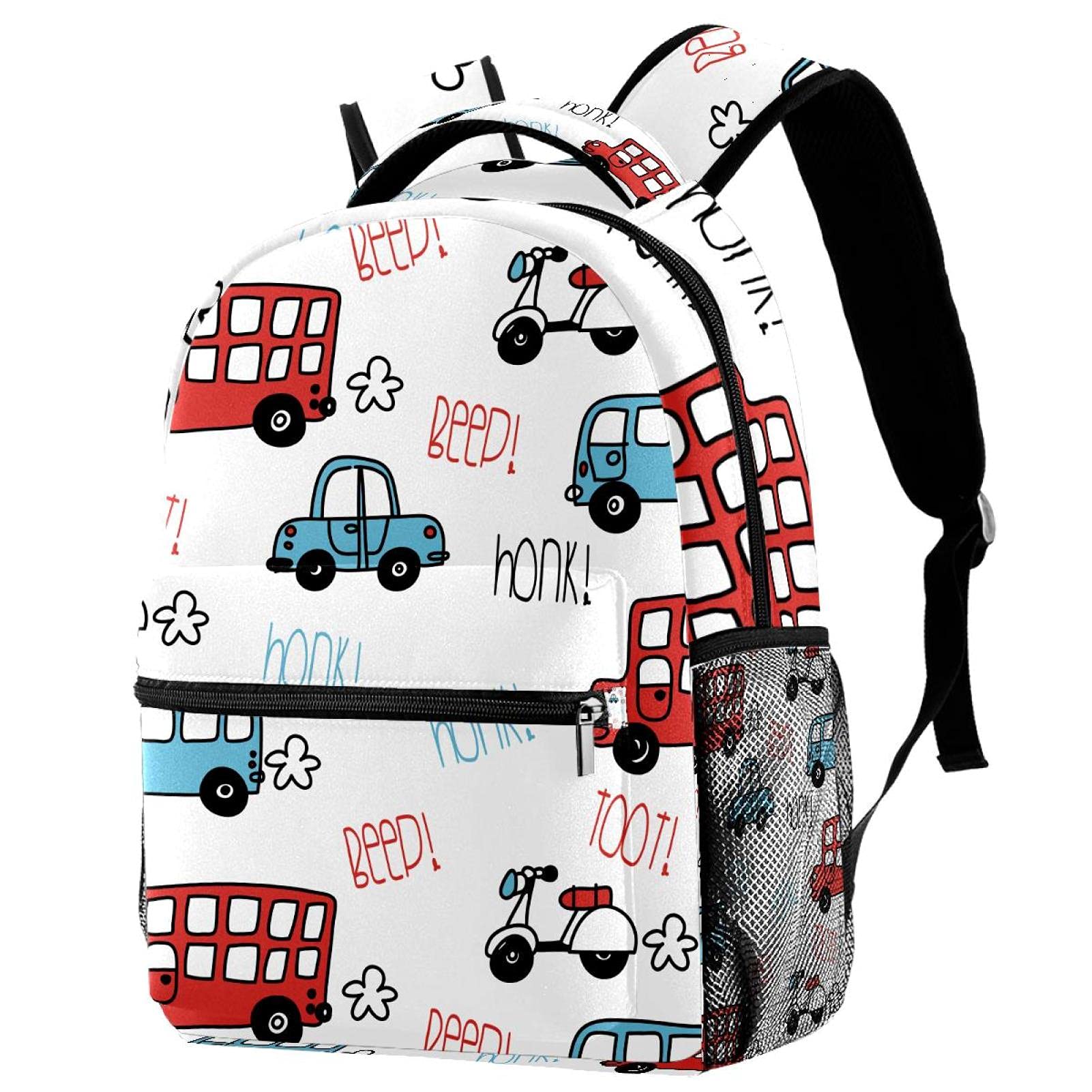 Sac à dos d'école mixte grand compartiment imprimé décontracté pastèque moderne