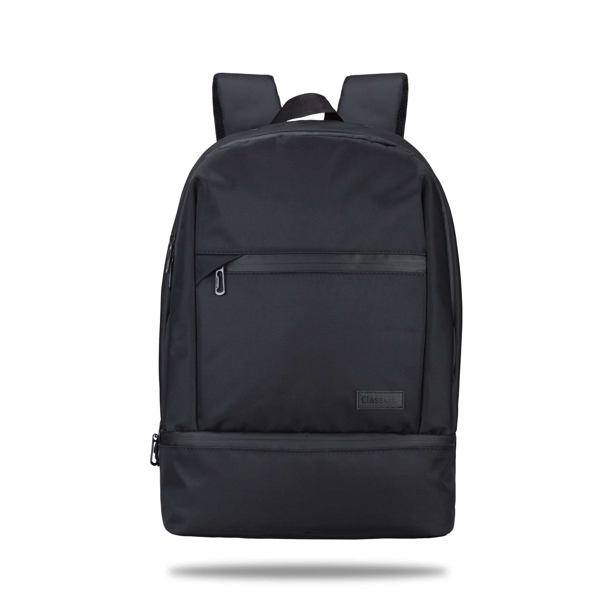 Classone BP-IT900 Benevento Serisi 15,6"Su Geçirmez Kumaş,Su Geçirmez Fermuar, Laptop,Notebook Sırt Çantası-Siyah