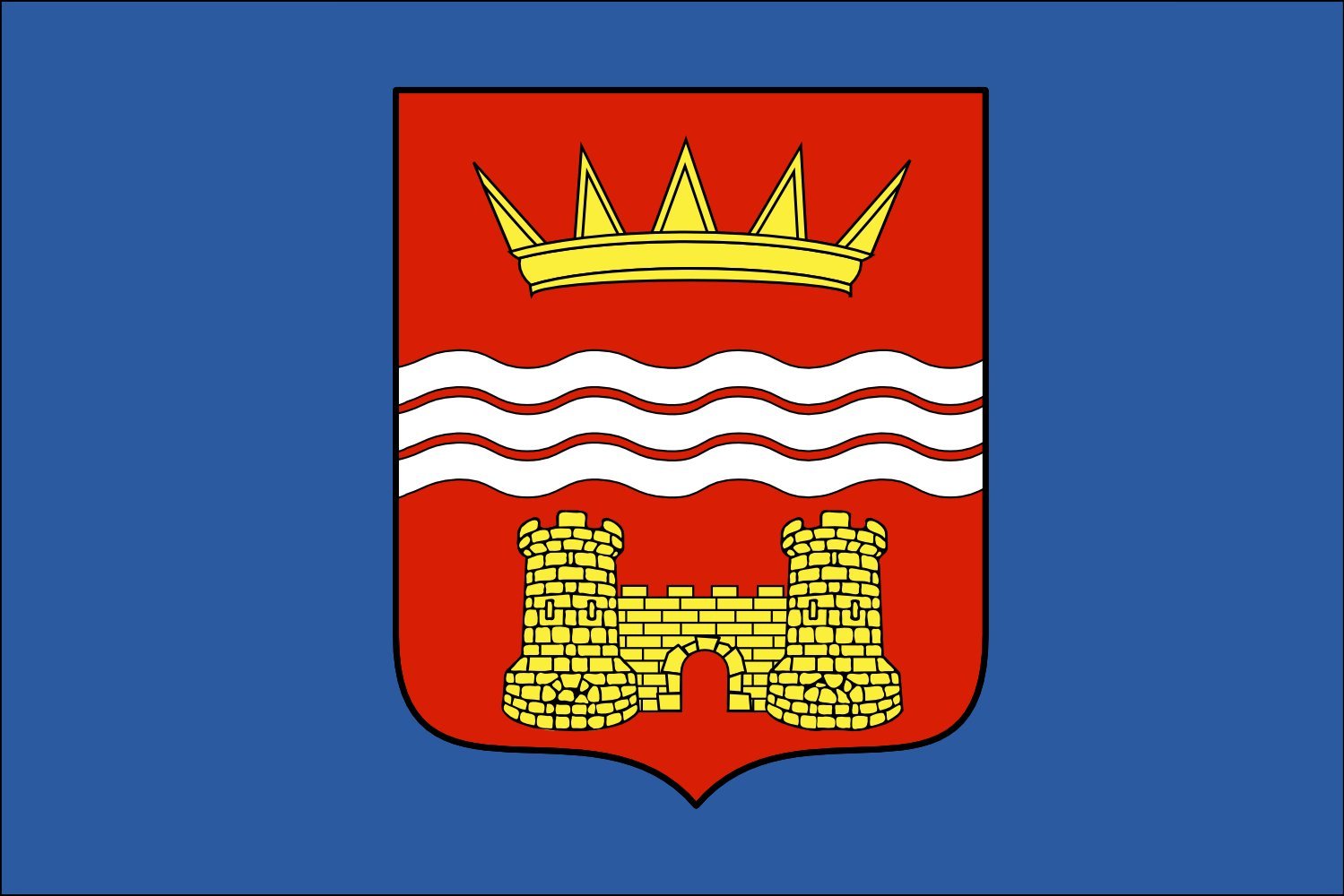 Drapeau Tsalenjikha résistant aux UV pour mât de mairie
